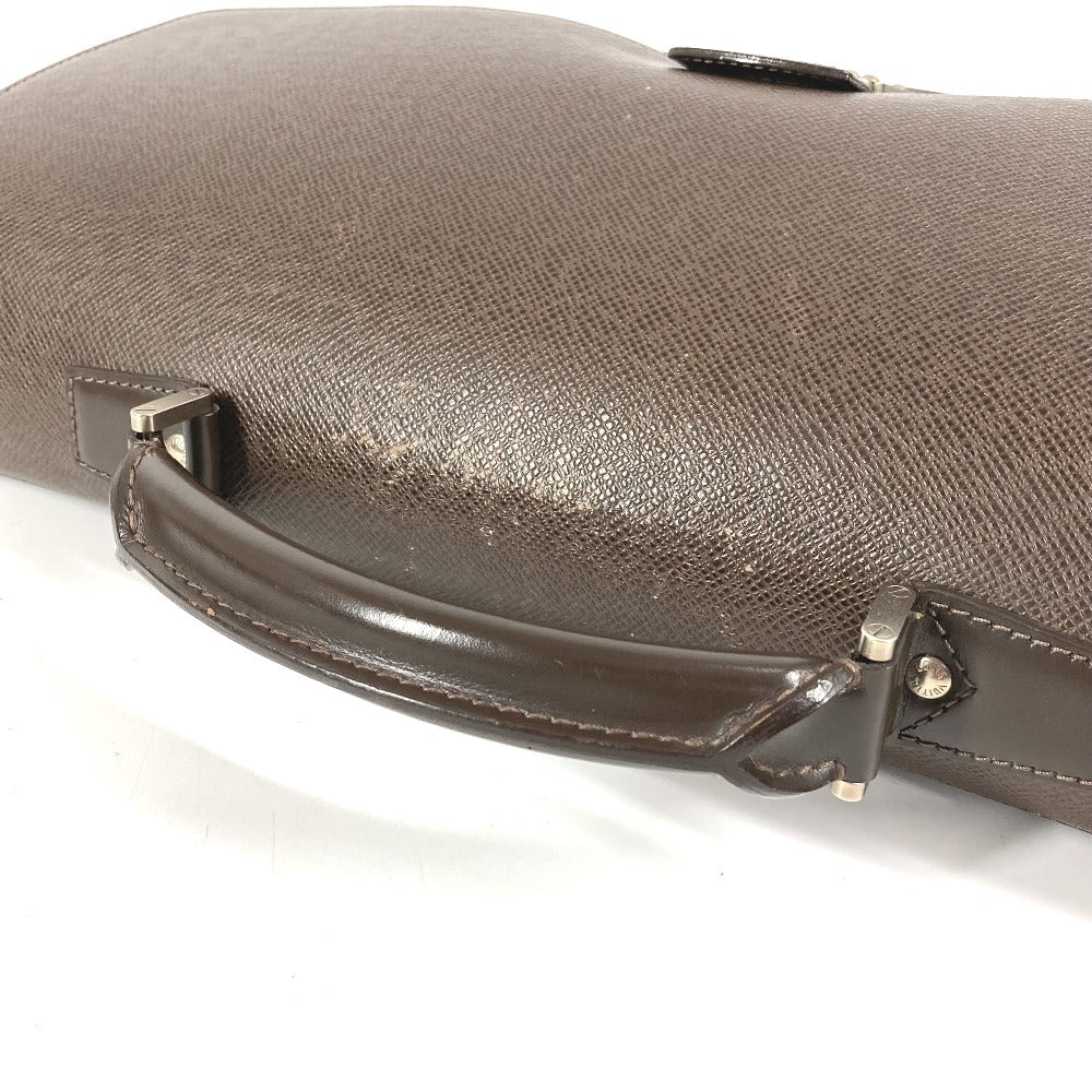LOUIS VUITTON M31068 Taiga Laguito Handbag Bag Tote Bag Document Bag Briefcase Business Bag Taiga Leather Unisex Grizzli Brown
