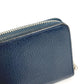 LOUIS VUITTON M58823 Zippy Wallet Vertical Round Zipper Long Wallet Taurillon Leather Unisex Navy
