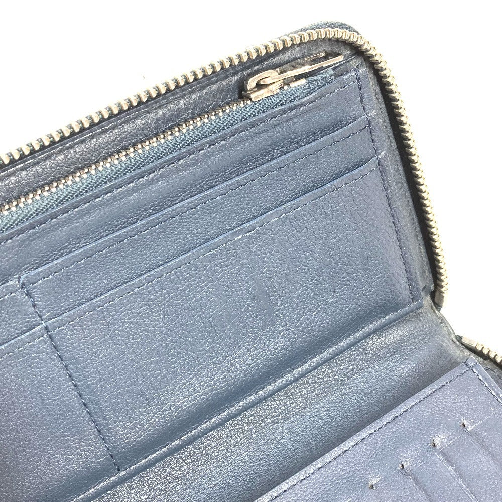 LOUIS VUITTON M58823 Zippy Wallet Vertical Round Zipper Long Wallet Taurillon Leather Unisex Navy