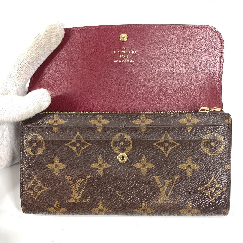 LOUIS VUITTON M61852 モノグラム ポルトフォイユヴィーナス ロングウォレット フラップ 2つ折り 長財布 モノグラムキャンバス ユニセックス レゼン ブラウン