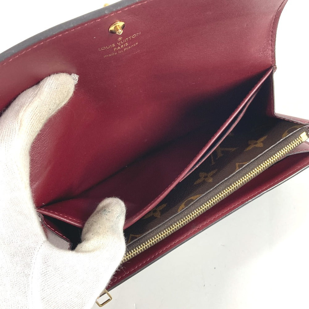 LOUIS VUITTON M61852 モノグラム ポルトフォイユヴィーナス ロングウォレット フラップ 2つ折り 長財布 モノグラムキャンバス ユニセックス レゼン ブラウン
