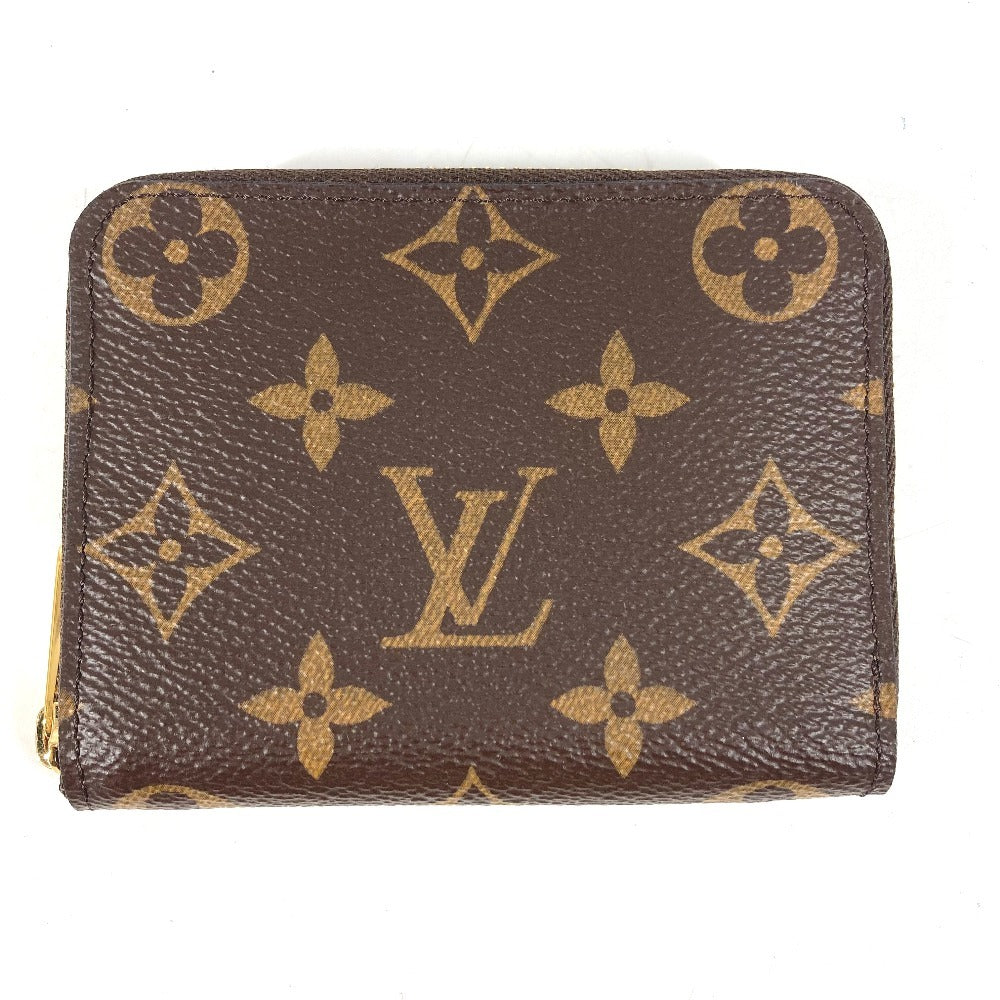 LOUIS VUITTON M60067 Monogram Zippy Coin Purse Wallet Coin Holder Round Zipper Coin Case Monogram Canvas Unisex Brown