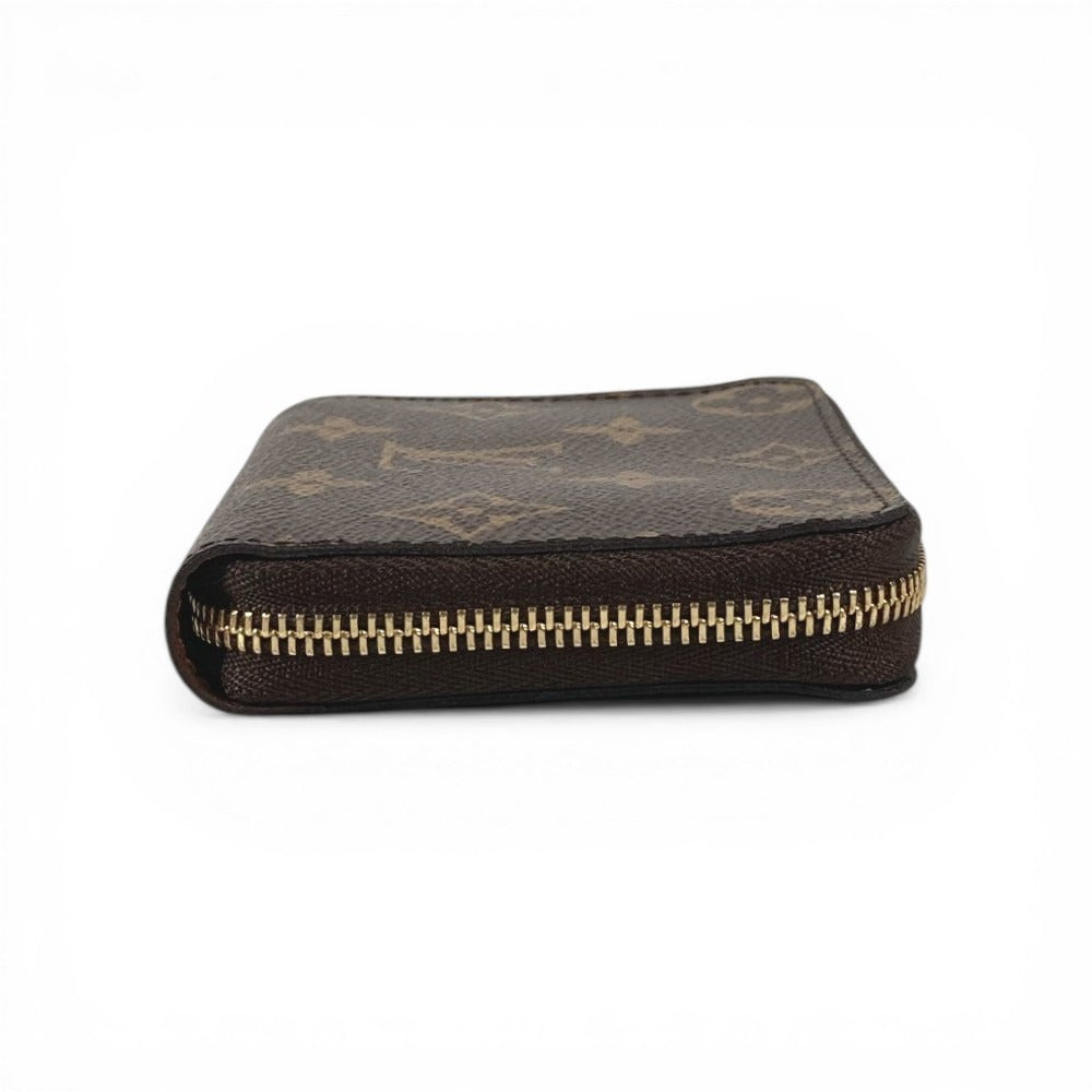 LOUIS VUITTON M60067 Monogram Zippy Coin Purse Wallet Coin Holder Round Zipper Coin Case Monogram Canvas Unisex Brown