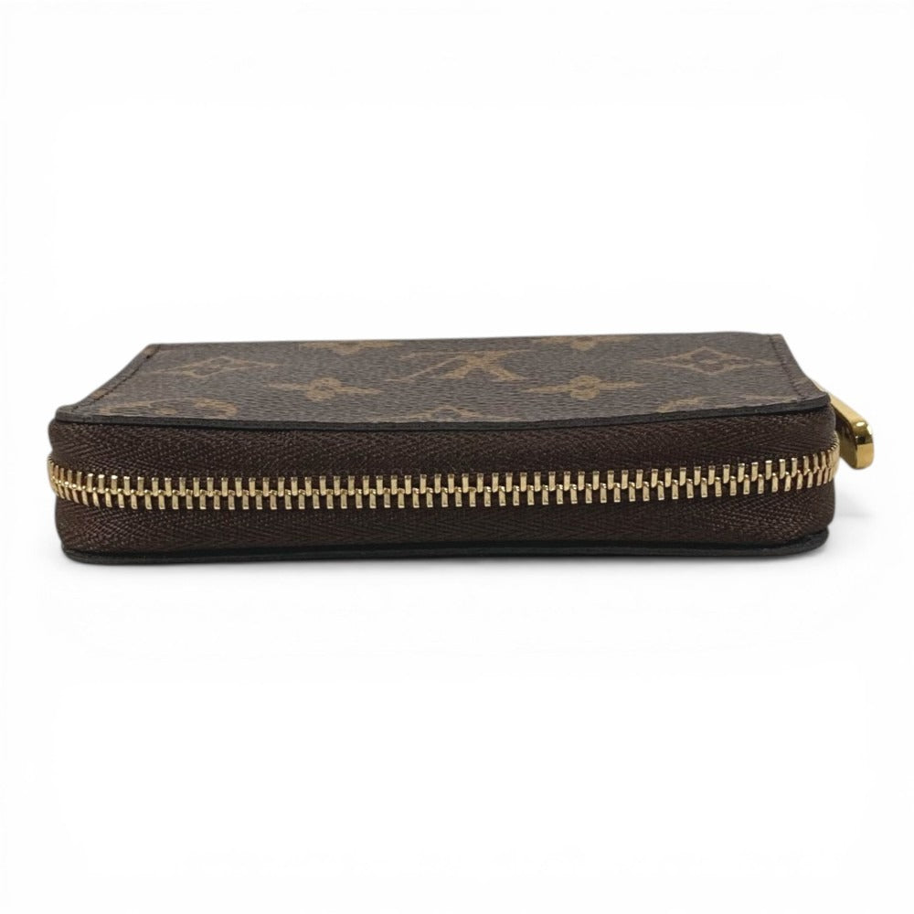 LOUIS VUITTON M60067 Monogram Zippy Coin Purse Wallet Coin Holder Round Zipper Coin Case Monogram Canvas Unisex Brown