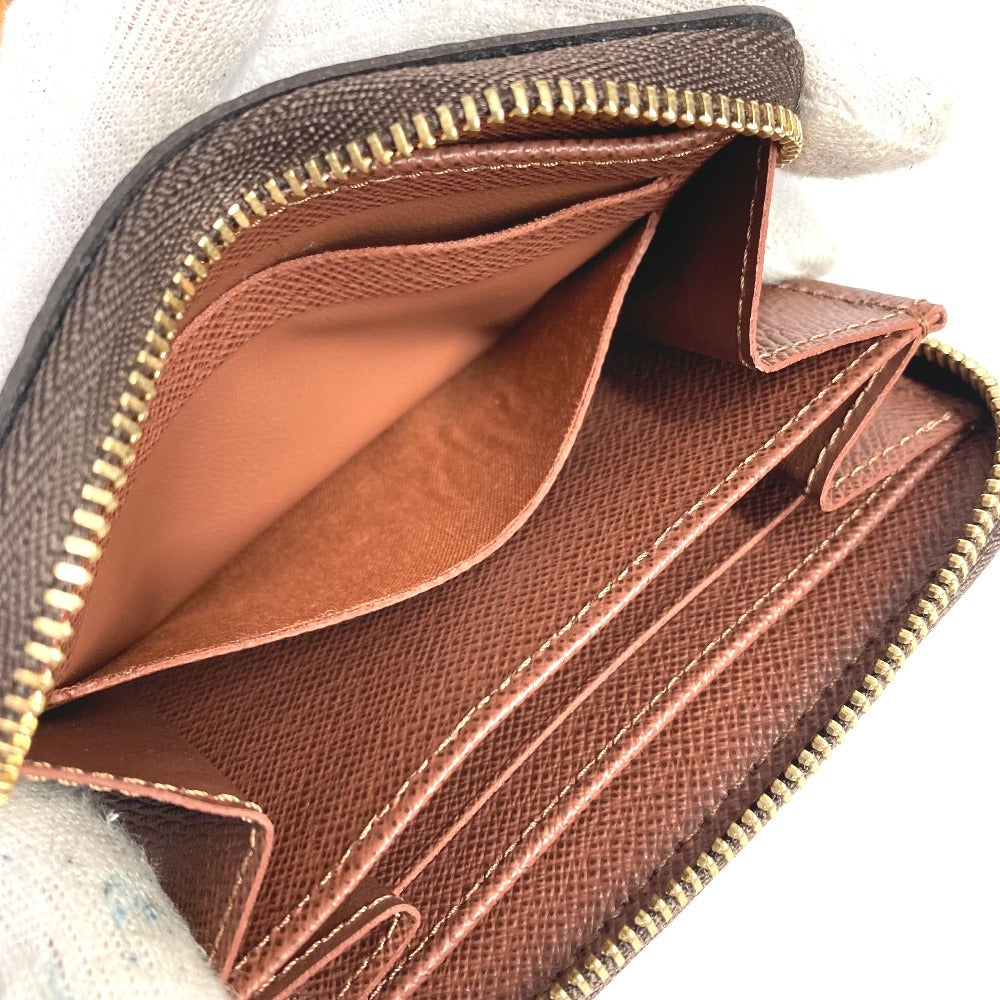 LOUIS VUITTON M60067 Monogram Zippy Coin Purse Wallet Coin Holder Round Zipper Coin Case Monogram Canvas Unisex Brown
