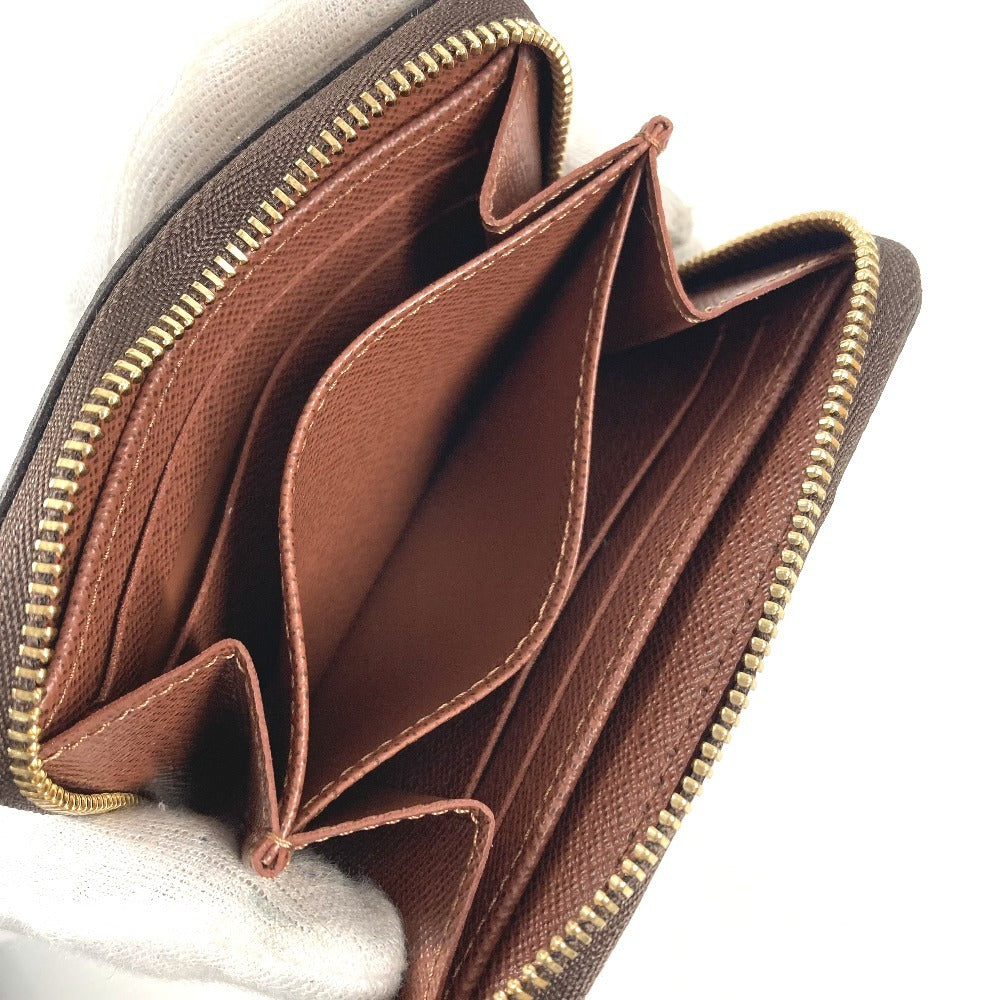 LOUIS VUITTON M60067 Monogram Zippy Coin Purse Wallet Coin Holder Round Zipper Coin Case Monogram Canvas Unisex Brown