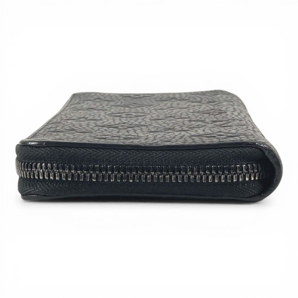 LOUIS VUITTON M69047 Monogram Embossed Zippy Wallet Vertical Long Wallet Round Zipper Wallet Taurillon Clemence Unisex Black