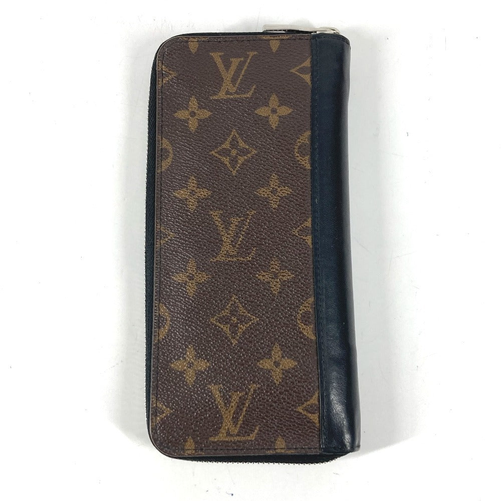 LOUIS VUITTON M60109 モノグラムマカサー ジッピーウォレットヴェルティカル ロングウォレット ラウンドファスナー 長財布 モノグラムマカサーキャンバス ユニセックス ブラウン