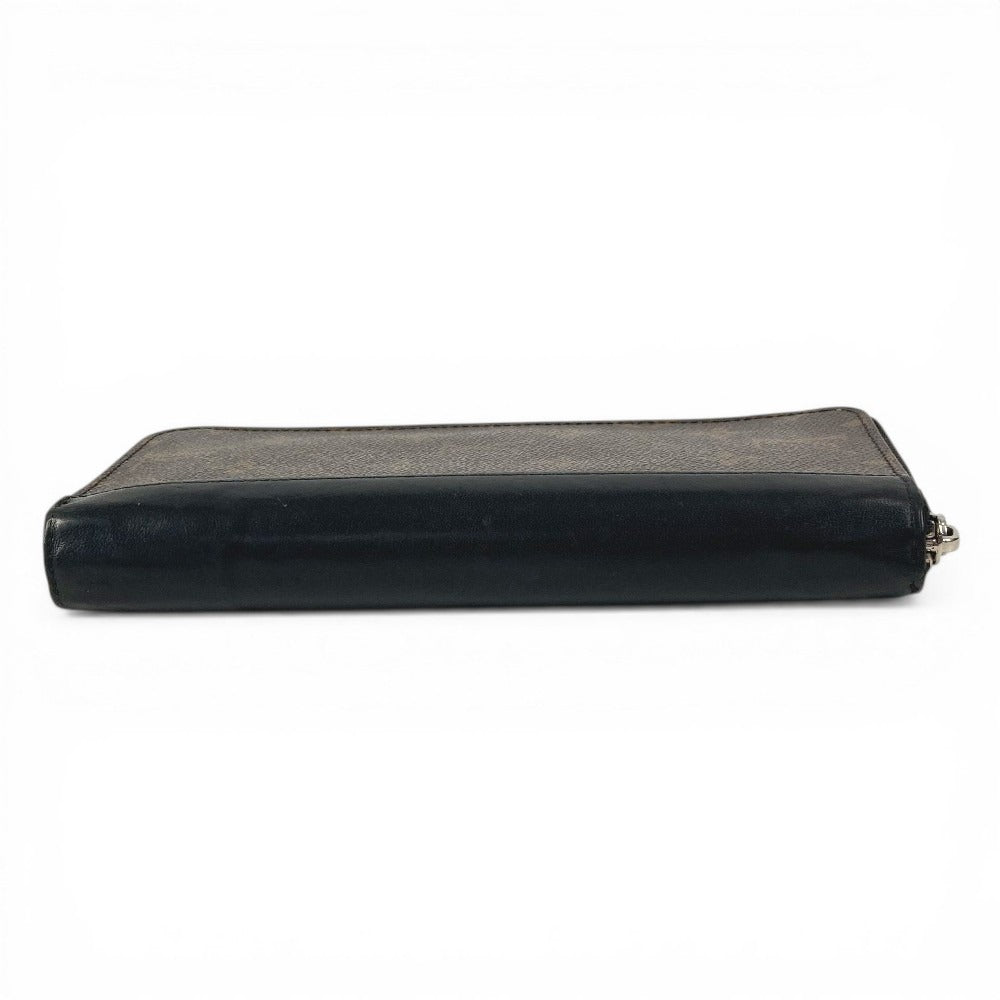 LOUIS VUITTON M60109 モノグラムマカサー ジッピーウォレットヴェルティカル ロングウォレット ラウンドファスナー 長財布 モノグラムマカサーキャンバス ユニセックス ブラウン