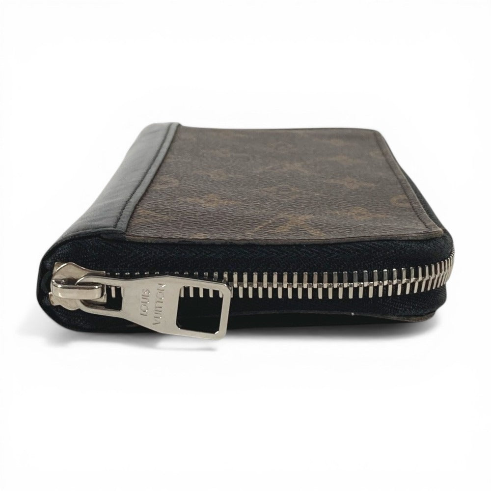 LOUIS VUITTON M60109 モノグラムマカサー ジッピーウォレットヴェルティカル ロングウォレット ラウンドファスナー 長財布 モノグラムマカサーキャンバス ユニセックス ブラウン