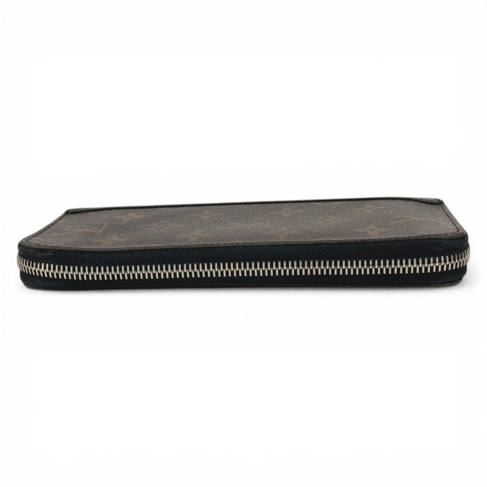 LOUIS VUITTON M60109 モノグラムマカサー ジッピーウォレットヴェルティカル ロングウォレット ラウンドファスナー 長財布 モノグラムマカサーキャンバス ユニセックス ブラウン