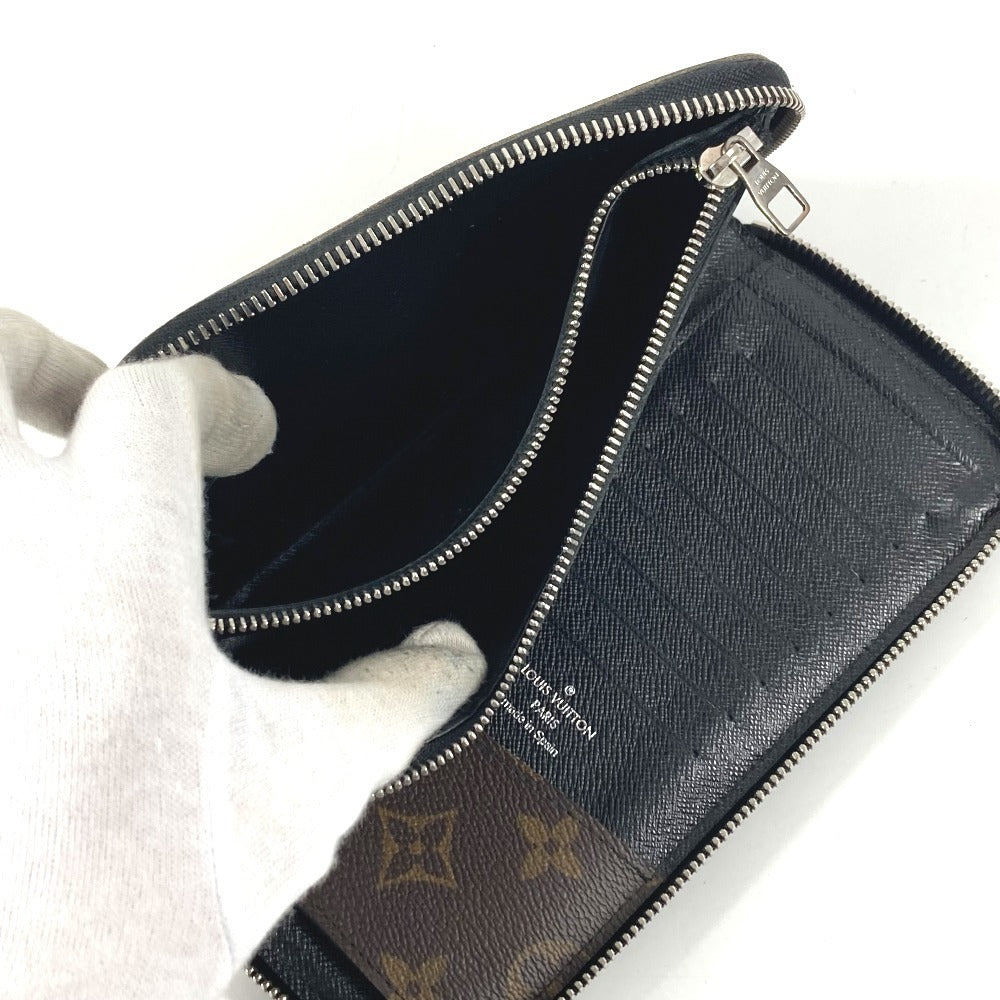 LOUIS VUITTON M60109 モノグラムマカサー ジッピーウォレットヴェルティカル ロングウォレット ラウンドファスナー 長財布 モノグラムマカサーキャンバス ユニセックス ブラウン