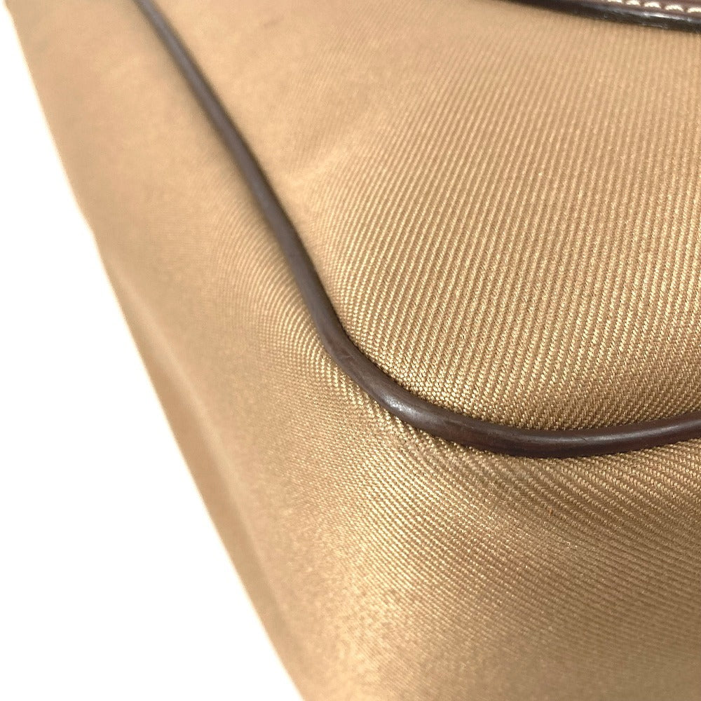 HUNTING WORLD Logo Bag Shoulder Bag Tote Bag Vertical Mesh Shoulder Bag Leather/Canvas Unisex Brown
