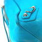 BALENCIAGA 357333 A4 The Paper Shoulder Tote Bag with Mirror, Leather, Unisex Blue