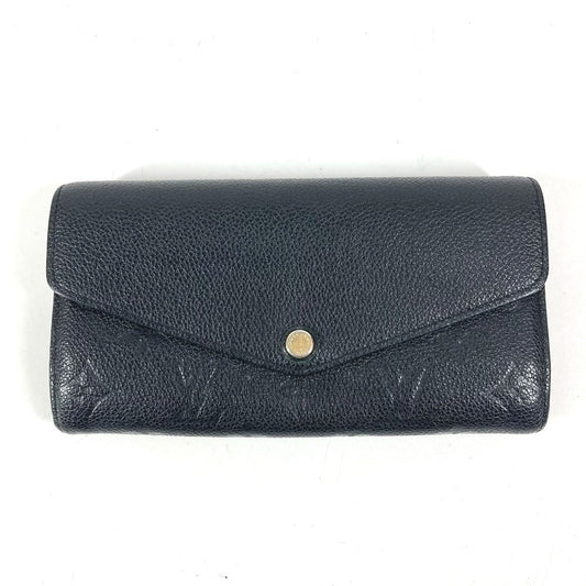 LOUIS VUITTON M61182 モノグラムアンプラント ポルトフォイユサラ ロングウォレット フラップ 2つ折り 長財布 モノグラムアンプラントレザー ユニセックス ノワール ブラック