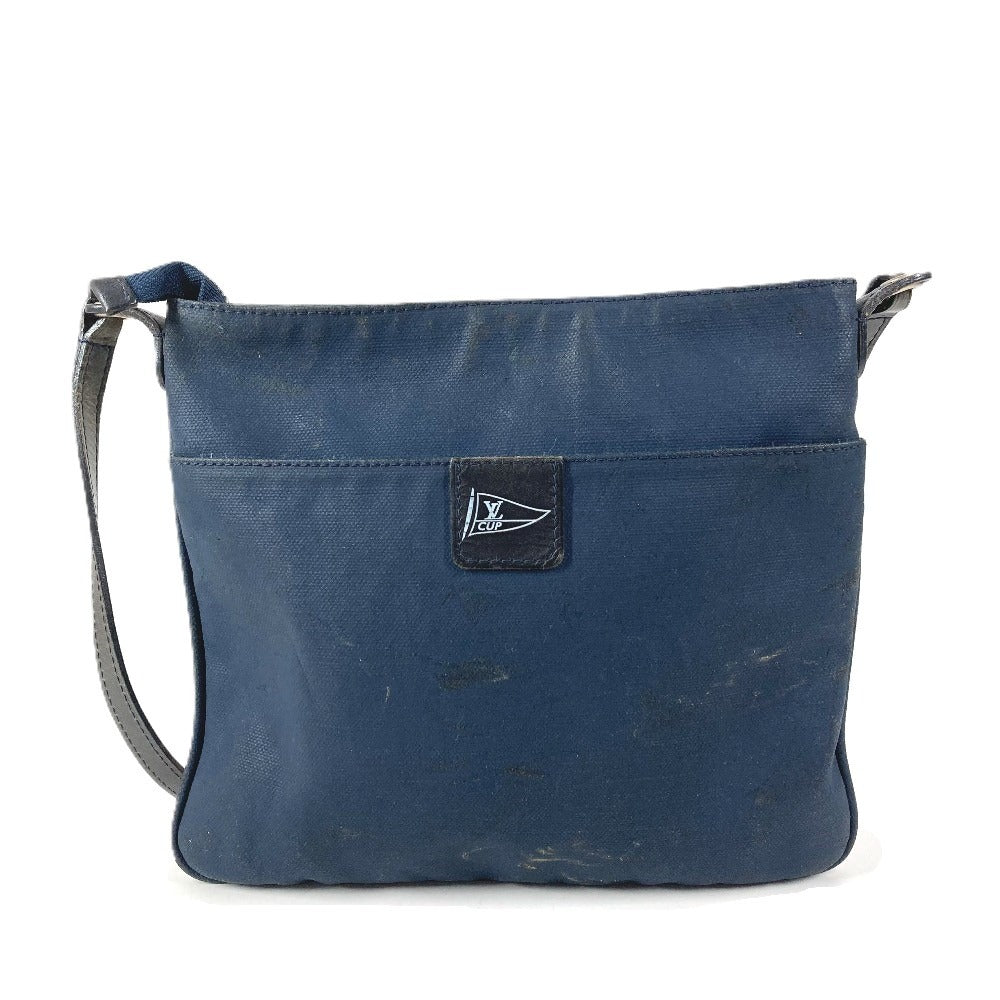 LOUIS VUITTON M80701 Louis Vuitton Cup LVcup Genois Crossbody Shoulder Bag Leather/Coated Canvas Unisex Navy