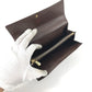 LOUIS VUITTON N61734 Damier Portefeuille Sarah Portefeuille Sarah Long Wallet Bifold Long Wallet Damier Canvas Unisex Ebene Brown