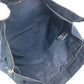 HERMES Fourre-Tout Bag Pouch Second Bag Clutch Bag Cotton Unisex Navy