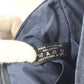 HERMES Fourre-Tout Bag Pouch Second Bag Clutch Bag Cotton Unisex Navy