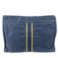 HERMES Fourre-Tout Bag Pouch Second Bag Clutch Bag Cotton Unisex Navy