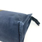 HERMES Fourre-Tout Bag Pouch Second Bag Clutch Bag Cotton Unisex Navy