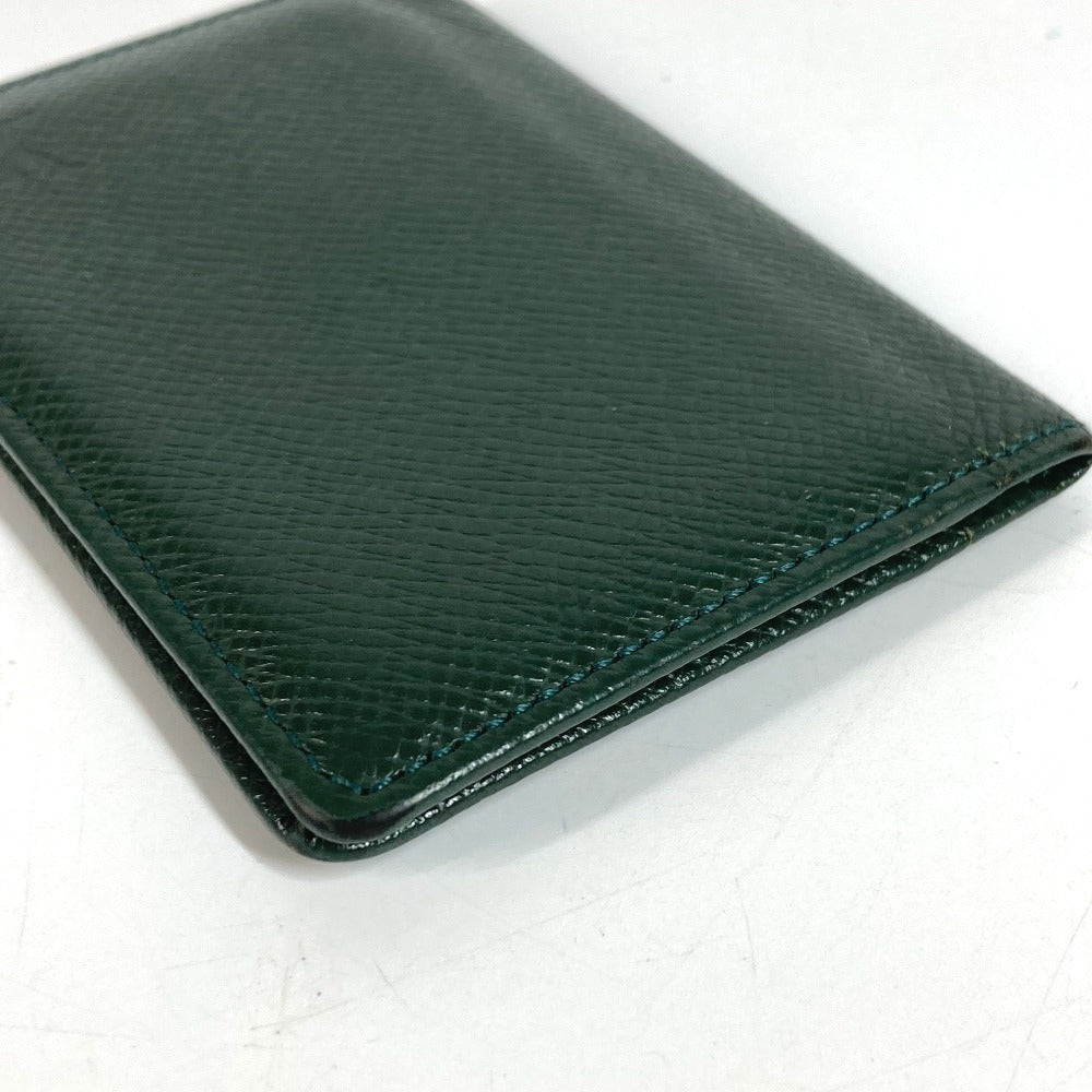 LOUIS VUITTON M30514 Taiga Organiser de Poche Business Card Holder Pass Case Bifold Card Case Taiga Leather Unisex Épicéa Green