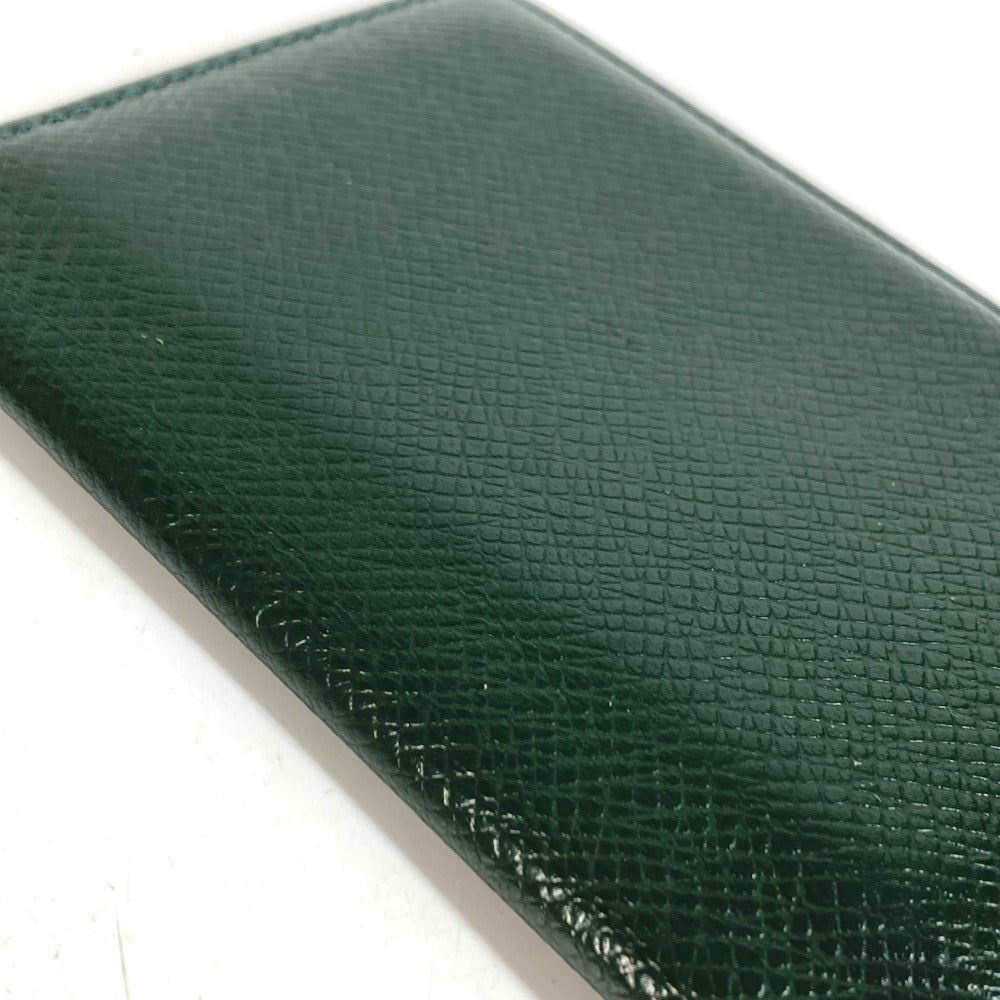 LOUIS VUITTON M30514 Taiga Organiser de Poche Business Card Holder Pass Case Bifold Card Case Taiga Leather Unisex Épicéa Green