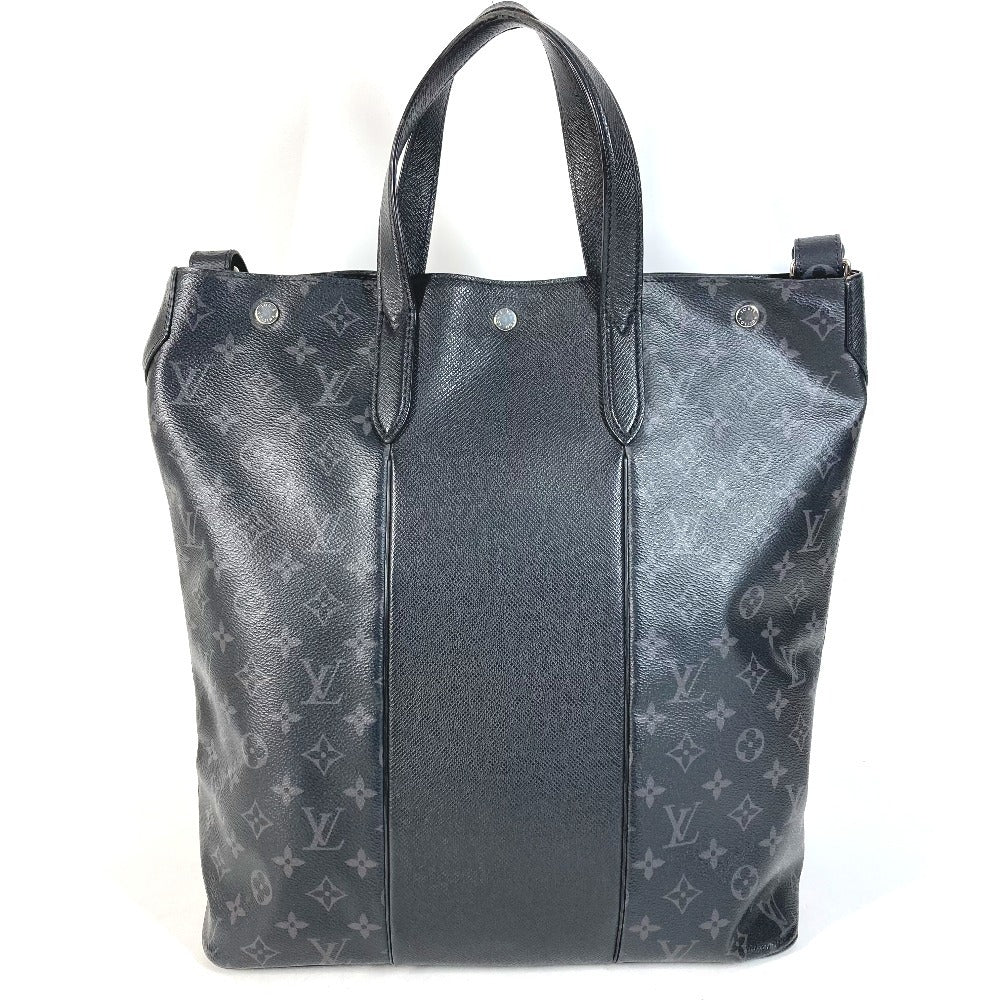 LOUIS VUITTON M30431 タイガラマ シティ トート ハンドバッグ カバン 縦型 2WAYバッグ ショルダーバッグ トートバッグ タイガレザー ユニセックス ブラック