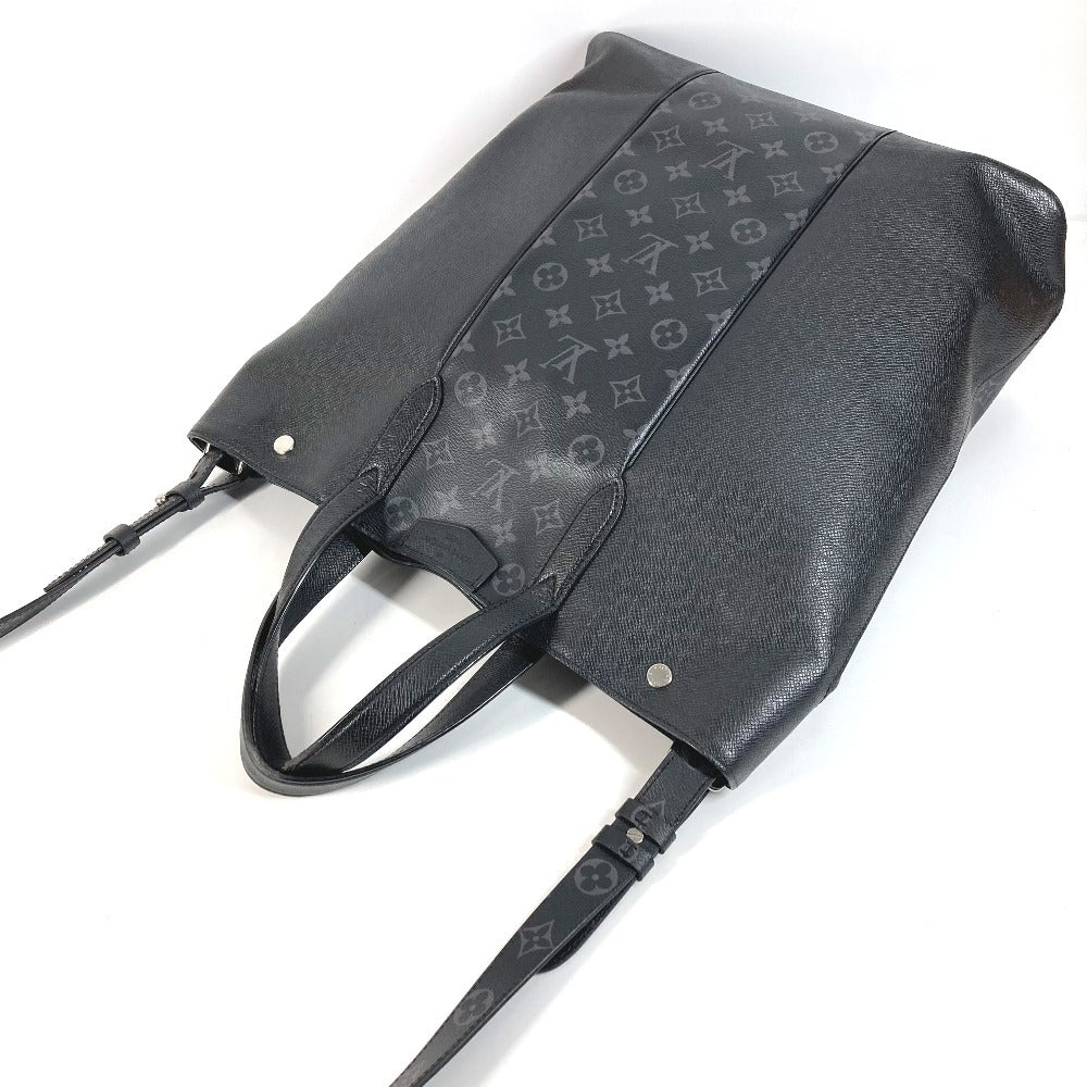 LOUIS VUITTON M30431 タイガラマ シティ トート ハンドバッグ カバン 縦型 2WAYバッグ ショルダーバッグ トートバッグ タイガレザー ユニセックス ブラック