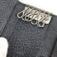 GUCCI 04564 โลโก้ GG ที่เก็บกุญแจ 6 ดอก แบบ 6P หนัง/GG Canvas สีดำ Unisex