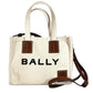 BALLY 6310434 Akelei ロゴ 2WAYバッグ ショルダーバッグ トートバッグ ハンドバッグ コットン ユニセックス ホワイト系