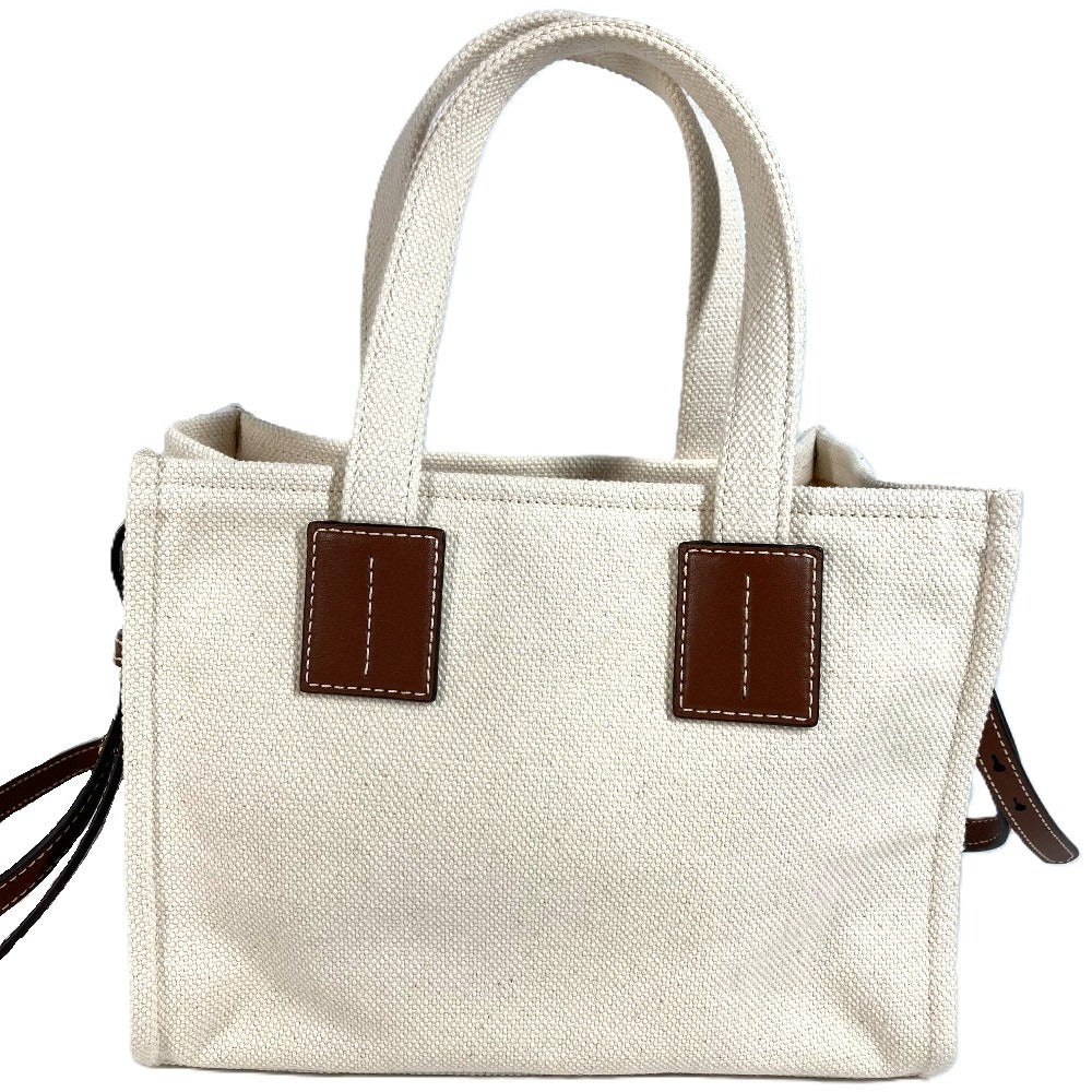 BALLY 6310434 Akelei ロゴ 2WAYバッグ ショルダーバッグ トートバッグ ハンドバッグ コットン ユニセックス ホワイト系
