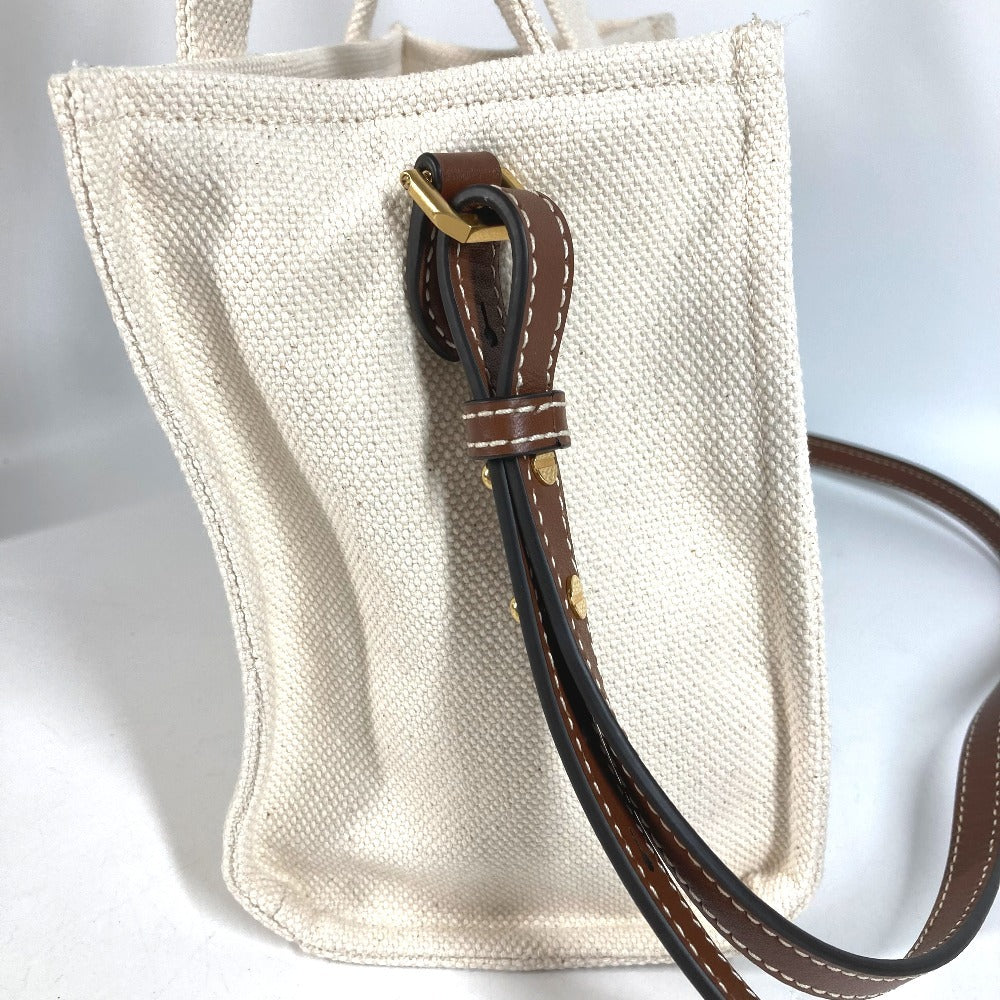 BALLY 6310434 Akelei ロゴ 2WAYバッグ ショルダーバッグ トートバッグ ハンドバッグ コットン ユニセックス ホワイト系