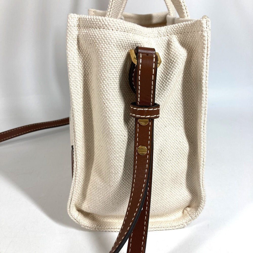 BALLY 6310434 Akelei ロゴ 2WAYバッグ ショルダーバッグ トートバッグ ハンドバッグ コットン ユニセックス ホワイト系
