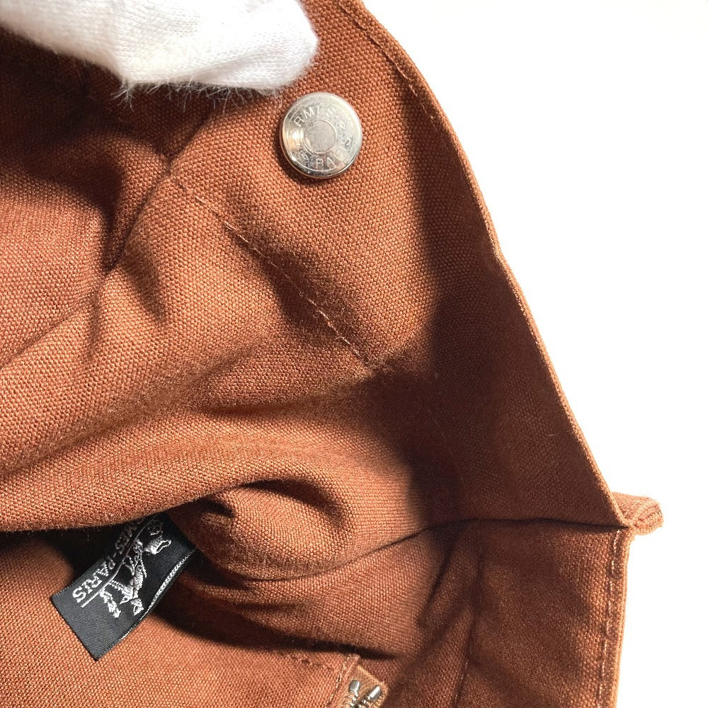 HERMES フールトゥGM フールトゥ GM ハンドバッグ カバン ショルダーバッグ トートバッグ コットン ユニセックス ブラウン