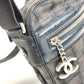 CHANEL A30913 ニュートラベルライン ポシェット CC ココマーク ロゴ カバン 斜め掛け ショルダーバッグ ナイロンキャンバス レディース ブラック