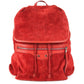 BALENCIAGA 340139 クラシック トラベラー カバン バックパック リュックサック レザー/スエード ユニセックス レッド