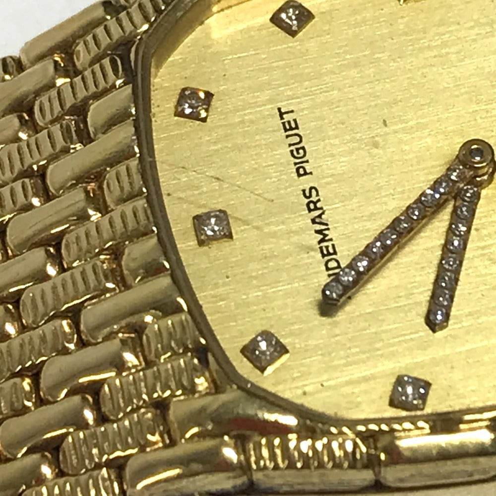 AUDEMARS PIGUET K18 金 18K コブラ 12PD 針ダイヤ ダイヤ ダイヤモンド ウォッチ メンズウォッチ 86g 腕時計 YG750 メンズ ゴールド