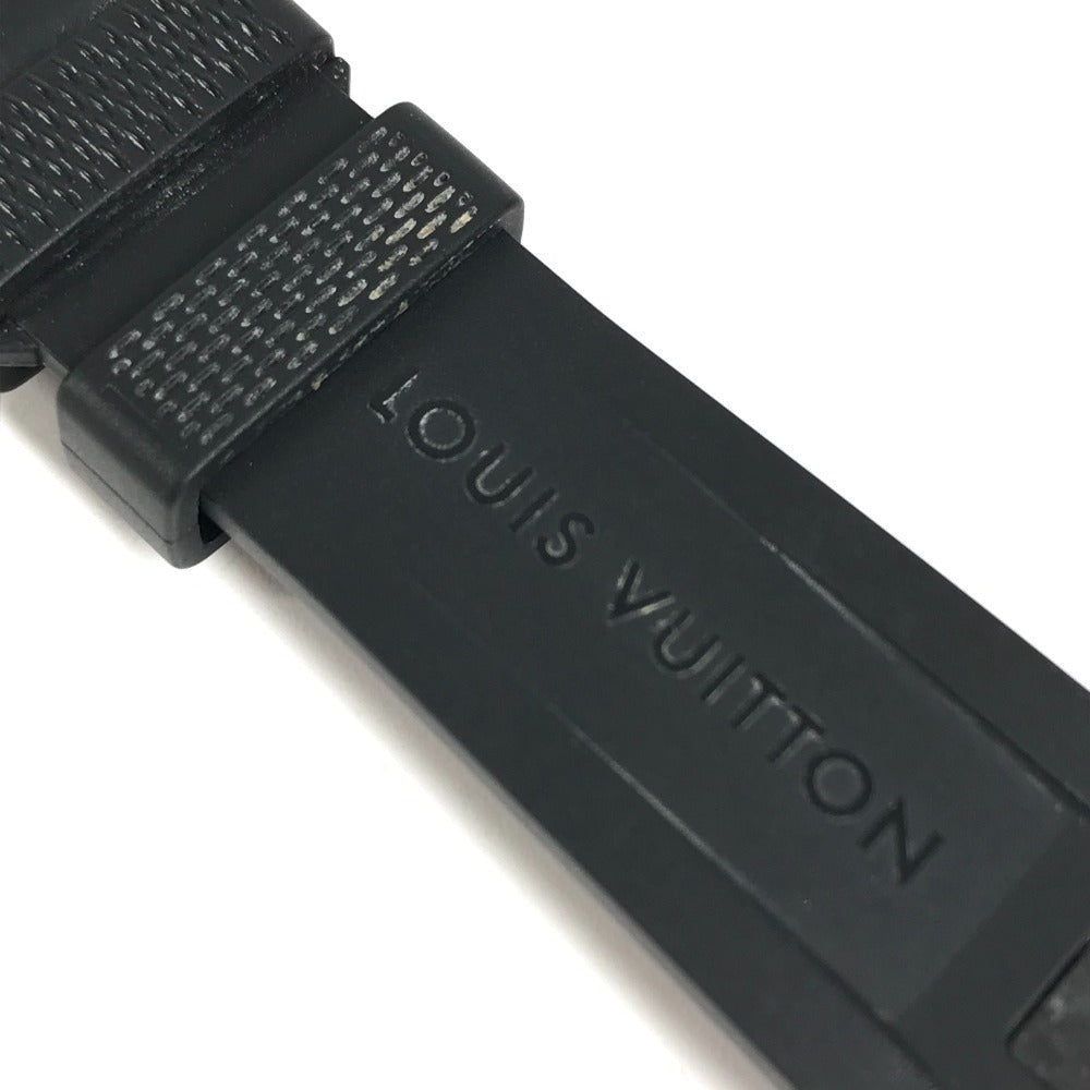 LOUIS VUITTON QA050 ダミエ タンブール ホライゾン V2 コネクテッドウォッチ メンズウォッチ ウォッチ スマートウォッチ 腕時計 SS メンズ ブラック