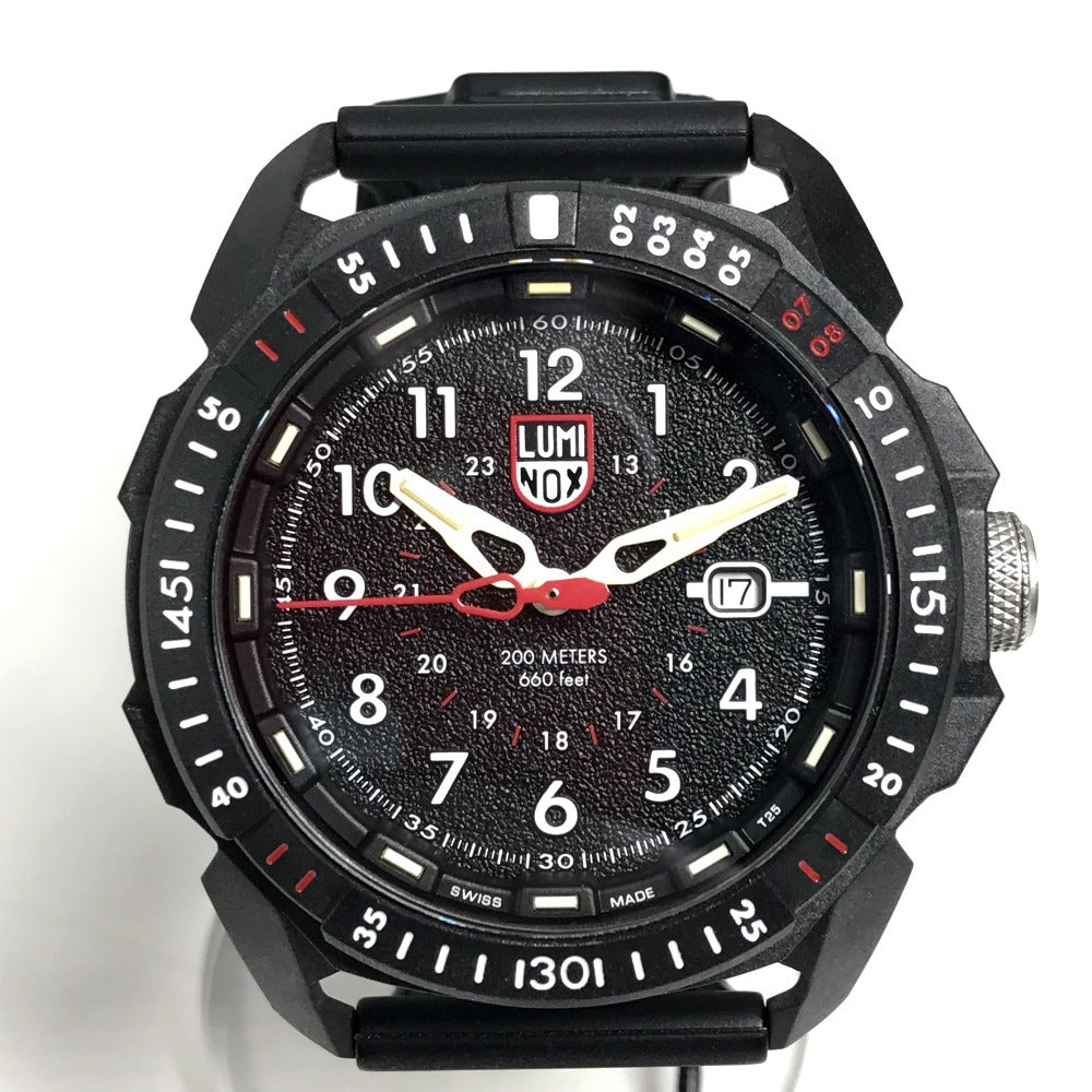 LUMINOX 1001 ミリタリーウォッチ アイスサー アークティック icesar arctic 46mm military watch メンズウォッチ ウォッチ 腕時計 カーボン メンズ ブラック