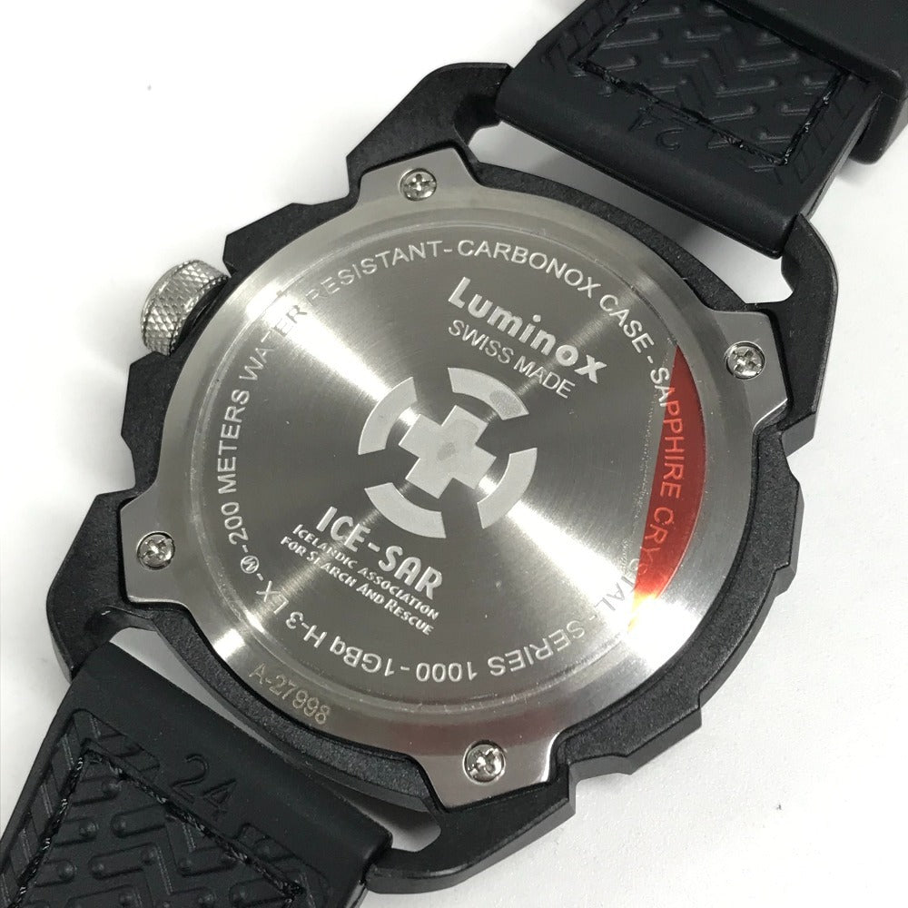 LUMINOX 1001 ミリタリーウォッチ アイスサー アークティック icesar arctic 46mm military watch メンズウォッチ ウォッチ 腕時計 カーボン メンズ ブラック