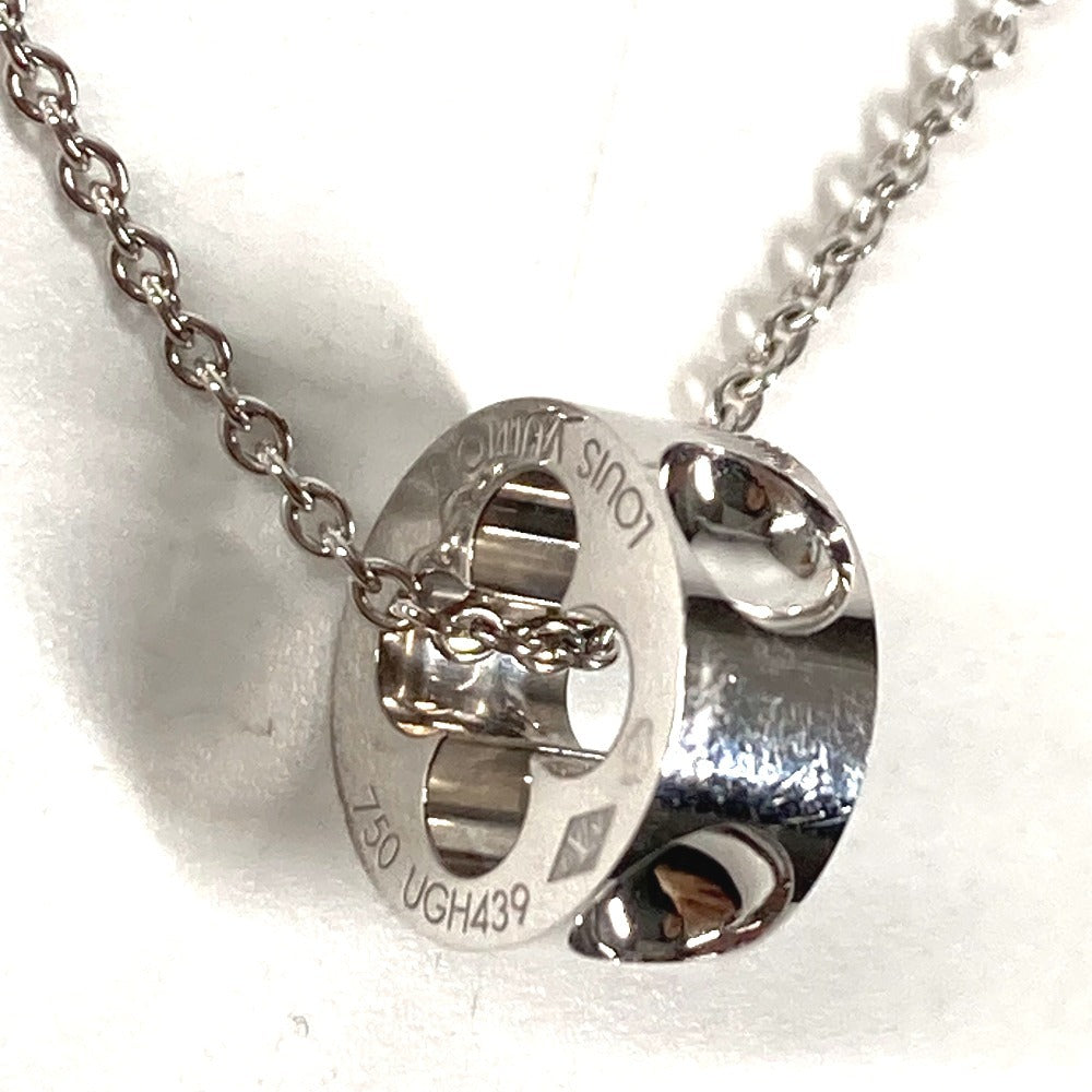 LOUIS VUITTON Q93967 パンダンティフ アンプラント ネックレス チェーンネックレス アクセサリー 18K 金 K18 ネックレス WG750 ユニセックス シルバー