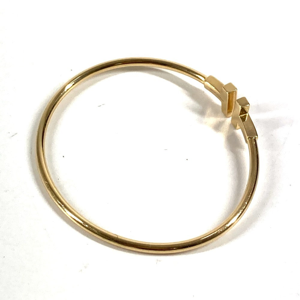 TIFFANY&Co. K18 金 18K ダイヤモンド ダイヤ Tワイヤー アクセサリー ジュエリー ブレスレット ブレス バングル YG750 レディース ゴールド