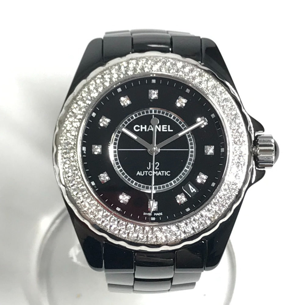 CHANEL 不明 J12 12PD ダイヤベゼル ダイヤモンド メンズウォッチ ウォッチ 腕時計 セラミック メンズ ブラック