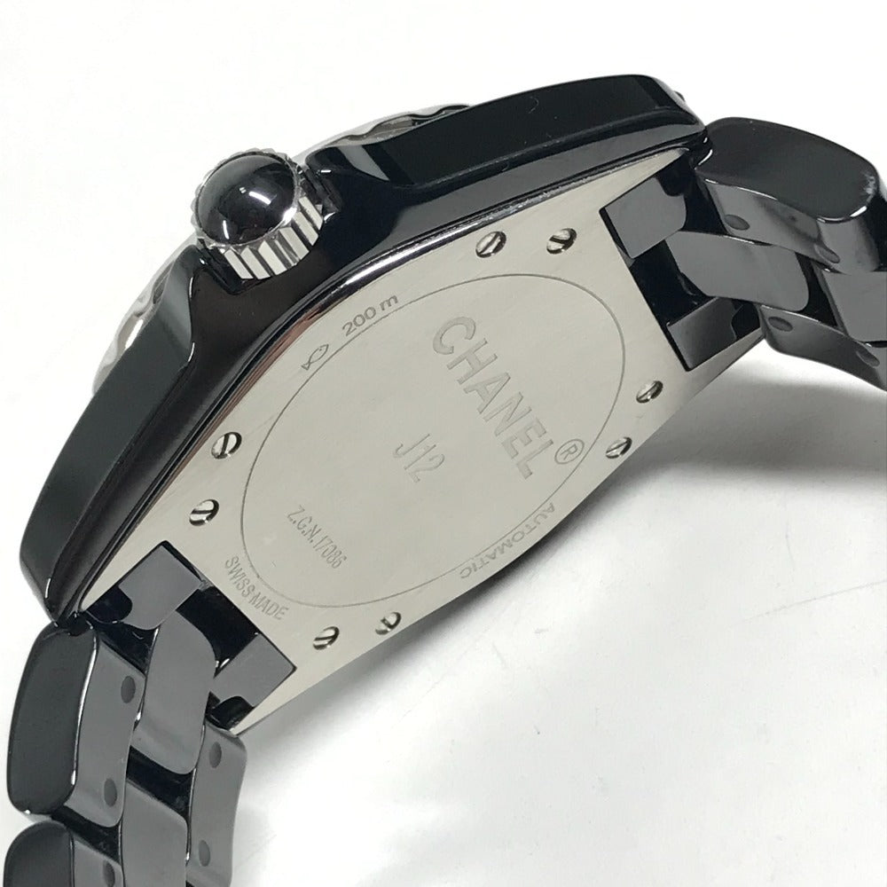 CHANEL 不明 J12 12PD ダイヤベゼル ダイヤモンド メンズウォッチ ウォッチ 腕時計 セラミック メンズ ブラック