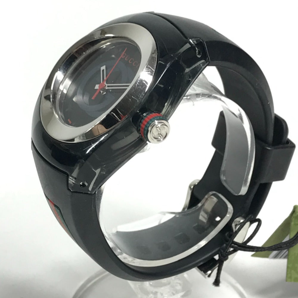 GUCCI YA137301 シンク レディースウォッチ メンズウォッチ 腕時計 ラバー ユニセックス ブラック