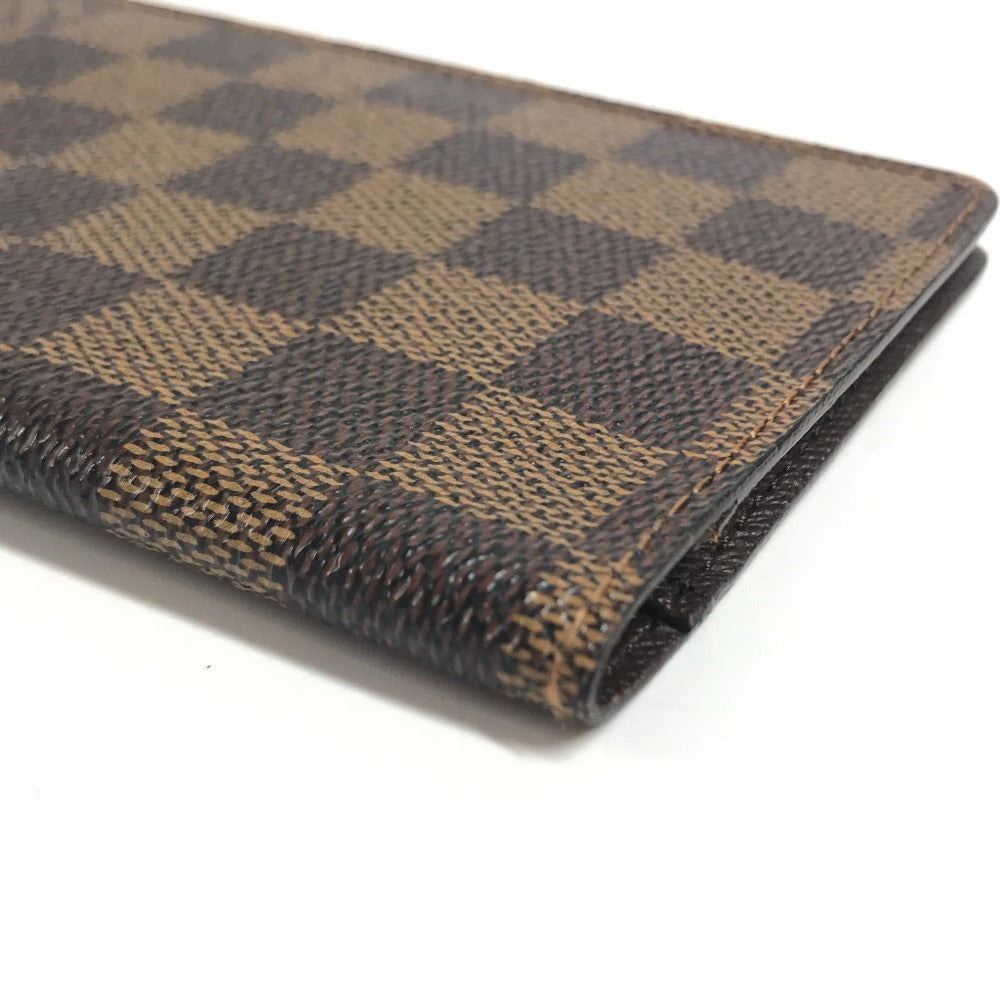 LOUIS VUITTON R20703 Damier Agenda Posh System planner, bi-fold, stationery Notebook cover Damier Canvas Ebene Brown Used