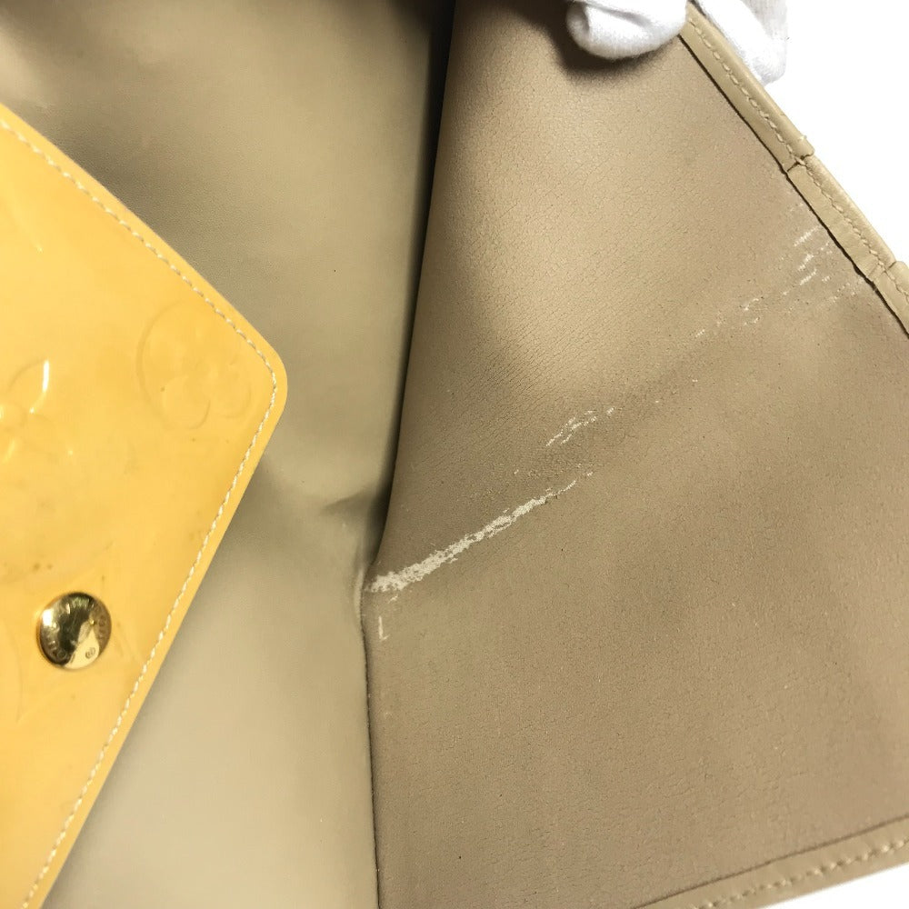 LOUIS VUITTON 不明 MonogramVernis Walker Pochette Bag Shoulder Bag Trifold wallet MonogramVernisCanvas Beige Used