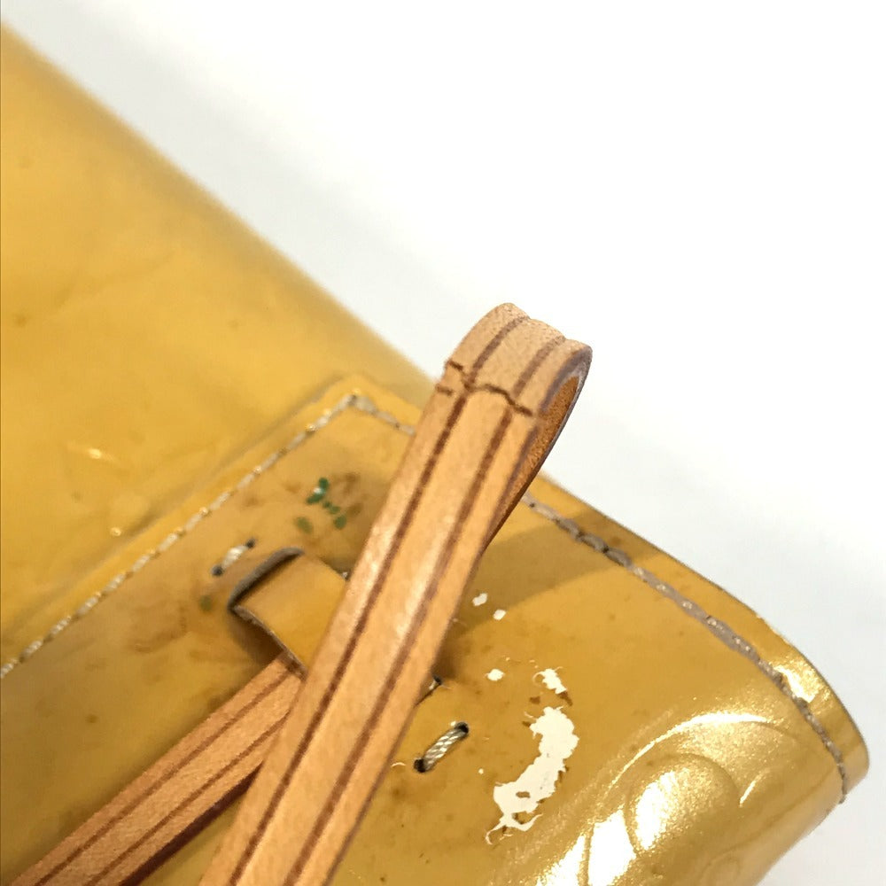 LOUIS VUITTON 不明 MonogramVernis Walker Pochette Bag Shoulder Bag Trifold wallet MonogramVernisCanvas Beige Used