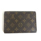LOUIS VUITTON M61202 Monogram Porte TresorEtui Papie Wallet Flap Wallet Trifold wallet MonogramCanvas Brown Used